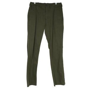 MACK WELDON - MEN'S 30 X 32 - GREEN COTTON BLEND CASUAL CHINO PANTS